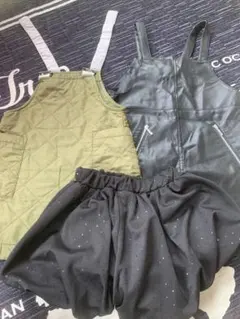 branshes オリーブグリーン ジャンパースカート