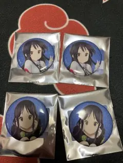 けいおん!! TBS限定 秋山澪 田井中律缶バッジ6種 限定デカバッチ 未開封 けいおん!! TBS限定 秋山澪 田井中律缶バッジ6種 限定デカバッチ