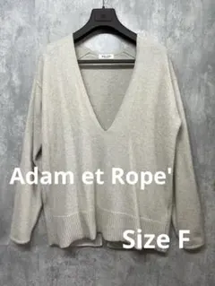 Adam et Rope' SALON Vネック セーター