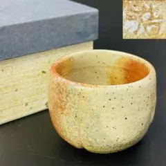 河島浩三 京焼 ぐい呑 伝統工芸士 在銘 保管箱付 R8SA302