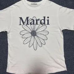 Mardi Mercredi フラワーロゴ Tシャツ ホワイトのサムネイル