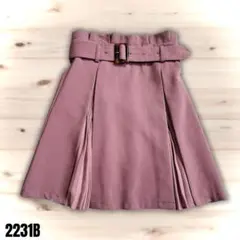 INGNI イング ピンク プリーツスカート ひざ丈 サイズM 2231