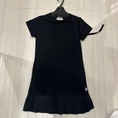 モンクレール　⭐︎ワッペン⭐︎リボン付き⭐︎ ネイビー半袖、♡チュニック　ワンピ モンクレール ⭐︎ワッペン⭐︎リボン付き⭐︎ ネイビー半袖