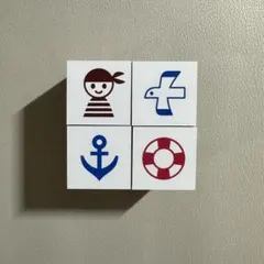 鳥の葉工房　スタンプセット　新品未使用　４点　はんこ　新作