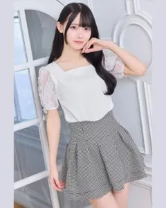 ♡michellMacaron♡ 美脚になれるスカート♥千鳥柄