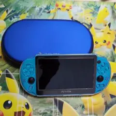 PS Vita ブルー 専用ケース付き