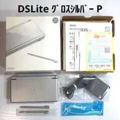 ニンテンドーDSLite グロスシルバー 本体 箱付き P
