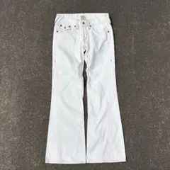 極希少 美品 true religion フレアデニムパンツ y2k swag