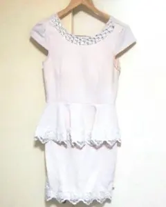 リッチオアダイ　ペプラムワンピース　キャバワンピ　キャバドレス