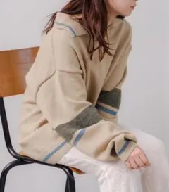 スキッパー ニット