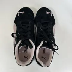 PUMA スピードキャット　ブラック/ピンクのサムネイル