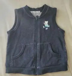 ファミリアデニム風ベスト90cm