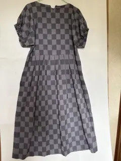 ハンドメイド　サマーウール 半袖ワンピース