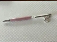 テンクピンク　ハローキティコラボ　ボールペン　スワロスキー　レア SWAROVSKI スワロフスキー クリスタルライン ハローキティ付