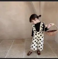 セットアップ　キッズ　女の子　110 サロペット