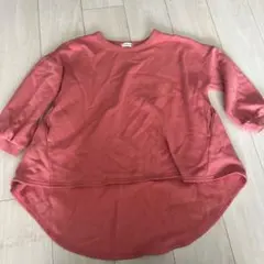 ブランシェス　ピンク　裏起毛トレーナー 130