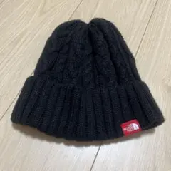 THE NORTH FACE ケーブル編み ニット帽 ブラックのサムネイル
