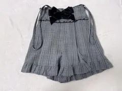 MA＊RS ショルダー付きチェック柄ショートパンツのサムネイル