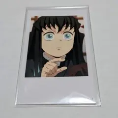 鬼滅の刃 時透無一郎 柱カフェ チェキ風ブロマイド 箔押し レアver