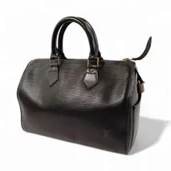 正規品 ルイヴィトン ハンドバッグ エピ スピーディ25 黒 ブラック レザー