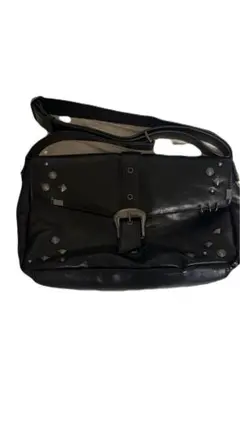 archive Black lether bagスタッズ　Y2K モード