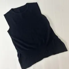 JETSET SOLO PLUS★ノースリーブ ニット ブラックのサムネイル