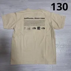 ◎NORTH FACE◎ノースフェイス◎キッズTシャツ◎130◎タン◎ベージュ◎