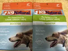 単品より480円お得‼️ K9ナチュラル ラムグリーントライプ 200g×2袋