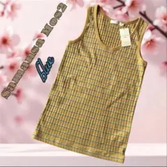 新品タグ付き サマンサモスモスブルー タンクトップ ビタミンカラー Lサイズのサムネイル