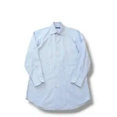 BARNEYS NEWYORK　長袖シャツ　ストライプ　水色×白