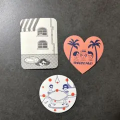 値下げ 韓国 ステッカー 3枚セット シール 10