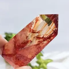 ファイヤークォーツポイント◆タワー◆六角柱