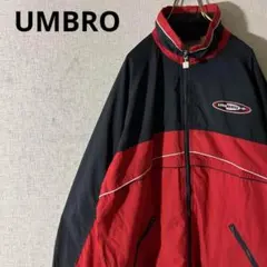 90s UMBRO アンブロ ナイロンジャケット 青タグ ワンポイントロゴ