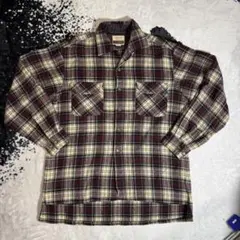 60s McGregor ombre vintage shirt ネルシャツ - メルカリ