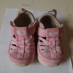 ピンク メッシュ サンダル