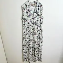 Original Island Sport 襟付き花柄ロングシャツワンピース10