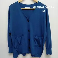 GLOBAL WORK　グローバルワーク ブルーカーディガン 長袖