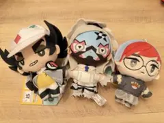 ポケモントレーナーズマスコット　ボタン　ピーニャ　ビワ　3個セット