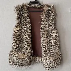 N. Natural Beauty Basic レオパード柄 ファーベスト