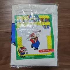 当時物・未開封】スーパーマリオワールド Tシャツ（ワッペンマリオ