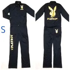 PLAYBOY　プレイボーイ　つなぎ　オーバーオール　ビッグロゴ　ブラック　M 2025年最新】PLAY BOY オーバーオール・つなぎの人気アイテム