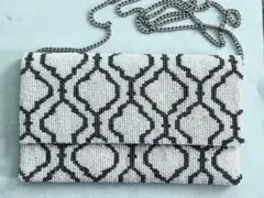 ❤︎NINA BAGビーズ刺繍のクラッチバッグ2way