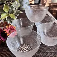 曽我ガラス　ガラスボウル　ガラス小鉢　デザートカップ　フルーツカップ5個セット