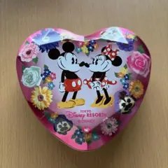 ★大人気★東京ディズニーリゾート ハート型 缶 空き箱