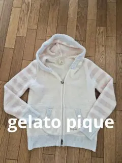 gelato pique フード付きカーディガン