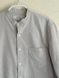 URBAN RESEARCH ROSSO バンドカラーシャツ M グレー