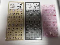 ハローキティ　タイルシール　ギャルキティ　黒ギャル　シール