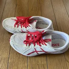 ASICS シューズ ホワイト/レッド ソーティマジック 23cm