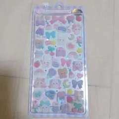 ふわふわドロップシール ボンボンドロップシール フロッキー シール帳 クーリア