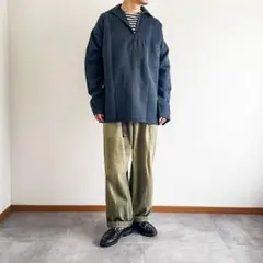 デッドストック NOS ヴィンテージ ドイツ軍 HBTプルオーバースモックシャツ